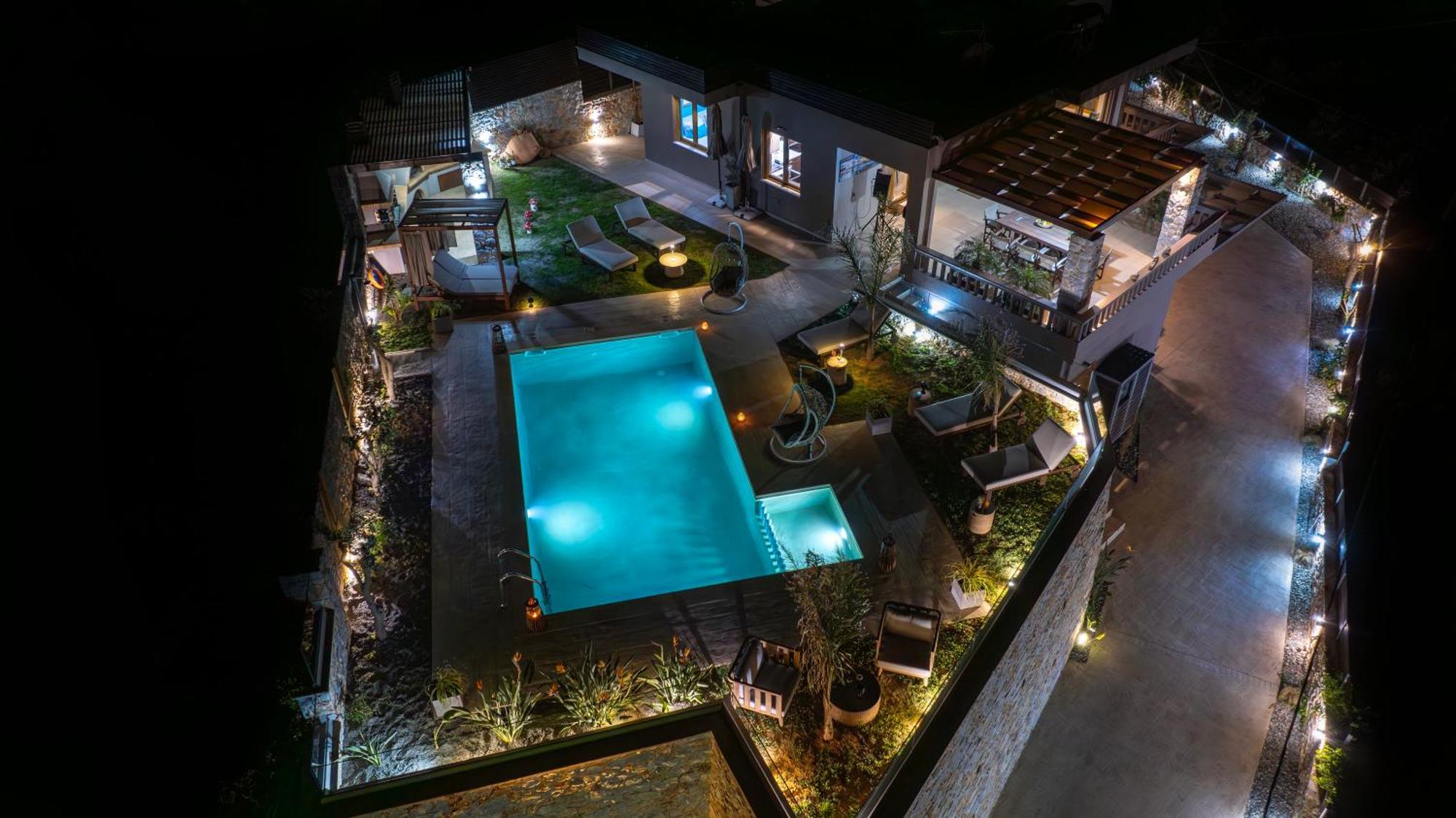 Villa Lady Dafni With Private Heated Pool Maleme Exterior foto