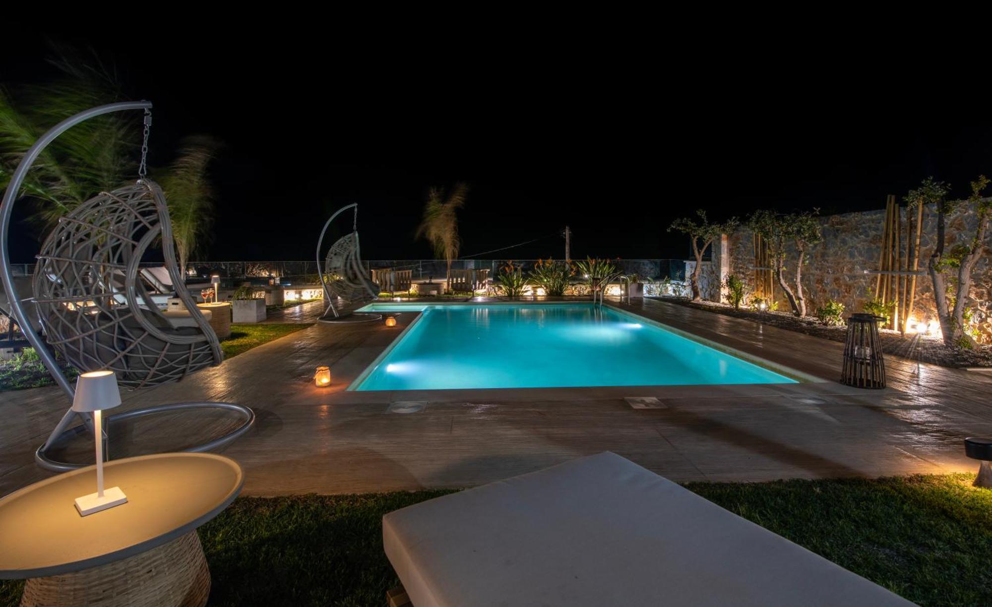 Villa Lady Dafni With Private Heated Pool Maleme Exterior foto